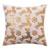 New Sequin Christmas Pillow American Holiday Plush Sofa Pillow Cushion Cover Sequin Embroidered Pillow Cover Aa