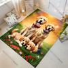 Adorable Dogs In Serene Landscape Carpet Yoga Living Room Room Decor Children's Crawling Mat Doormat Area Rug Games Mat