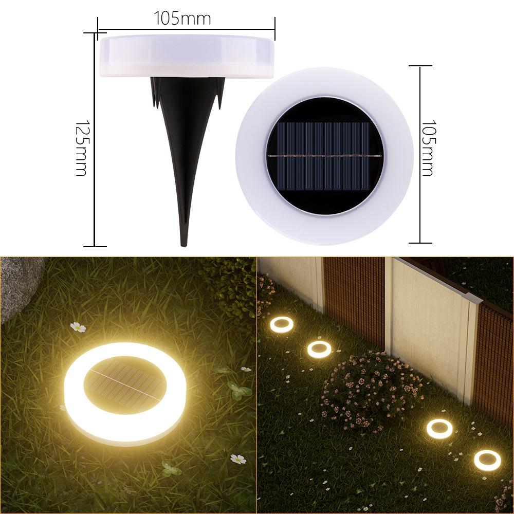 Waterproof Solar In-ground Lawn and Courtyard Lights for Outdoor Decoration
