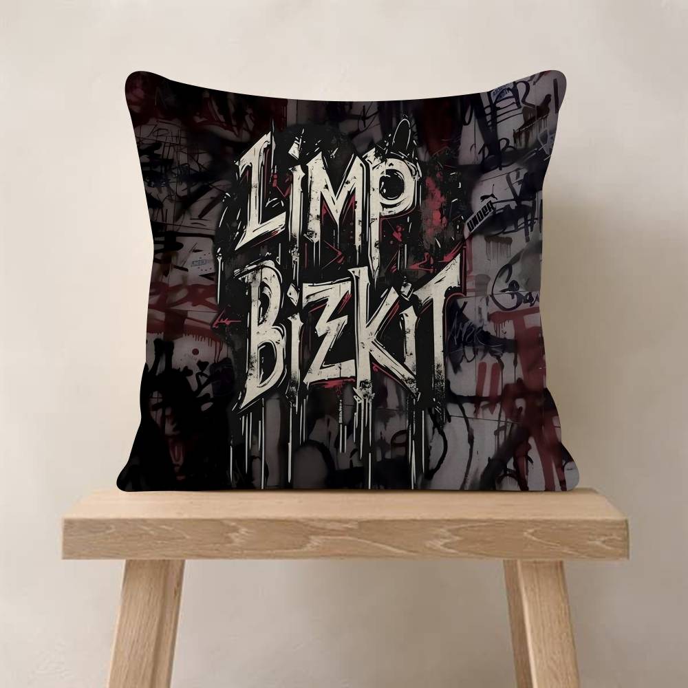 PC Limp BBizkit Cushion Cover Car Throw Pillow Case For Sofa Car Christmas Gift
