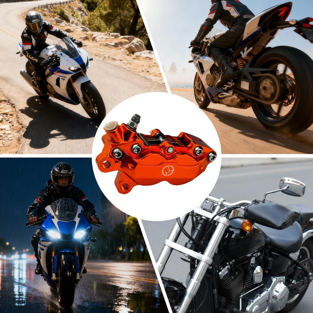 Motorcycle Brake Assembly Aluminum Alloy Lightweight Replacement Motorcycle Rear Brake Clamp For ATV Electric Scooter Motocross