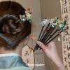New Chinese Style Butterfly Flower Bead Tassel Hairpin, Chinese Style High-End Hairpin, Hanfu Versatile Hairpin, Hair Accessory for Women