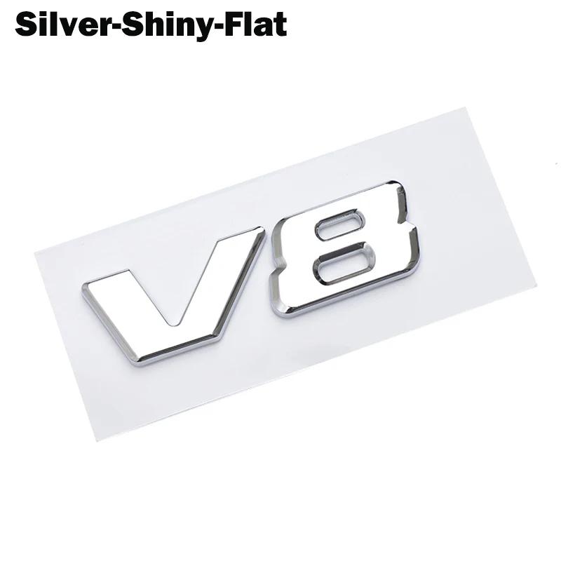 3D ABS Chrome Letters Car Fender Badge Sticker V12 V8 Emblem Logo For Mercedes Maybach S600 W222 S500 W140 CL600 M275 CLS63