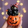 Neue beliebte Halloween-Katze Kürbis Heimdekoration Hof Hungrig Oh Ist Schreibtischhandwerk Ornament Harzmodell