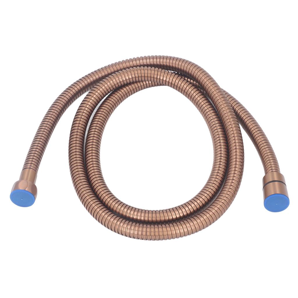 Shower Hose Cold Hot Dual Control Stainless Steel Flexible Pipe for Bathroom Water Heater 1.5 Meter