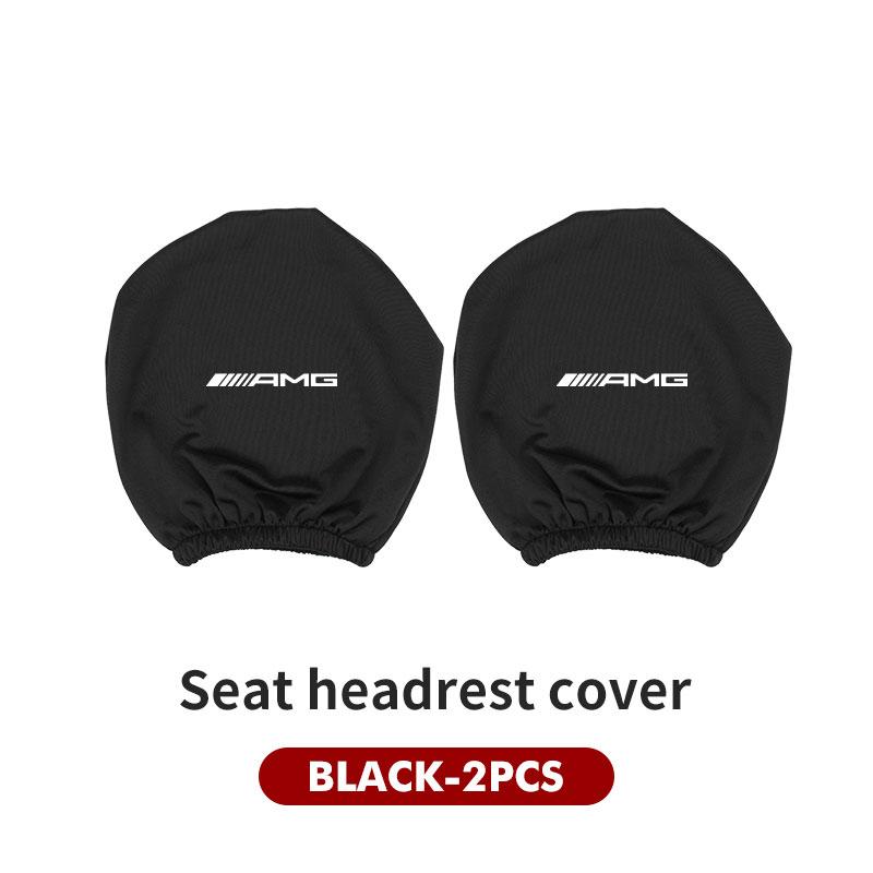 Car Seat Headrest Elastic Protective Pillow Protective Cover For Mercedes Benz AMG A B C E S G Class A180 CLK CLA GLE GLC W212