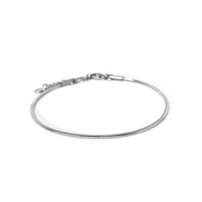 Glory_Arden [Unisex] Surgical Steel Snake Chain Daily Anklet / Ghma-063