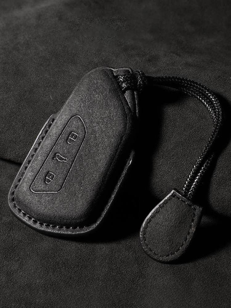 

Interior Mouldings Keycase For VW Volkswagen GTI R MK8 Golf 8 ID.3 ID.4 ID.6 Keyless Protector Leather Car Key Case Cover Shell