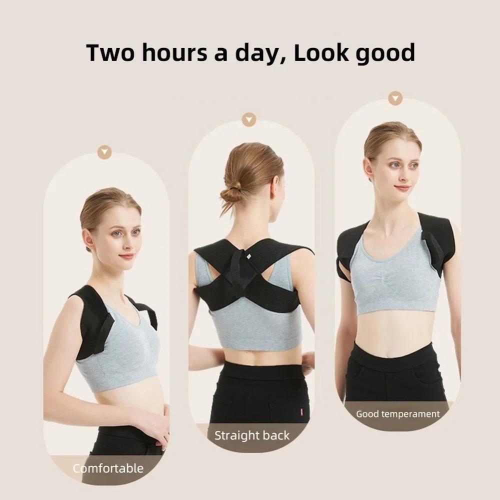 Adjustable Posture Corrector Belt Back Shoulder Back Neck Brace Adult Corrective Belt  Home Office