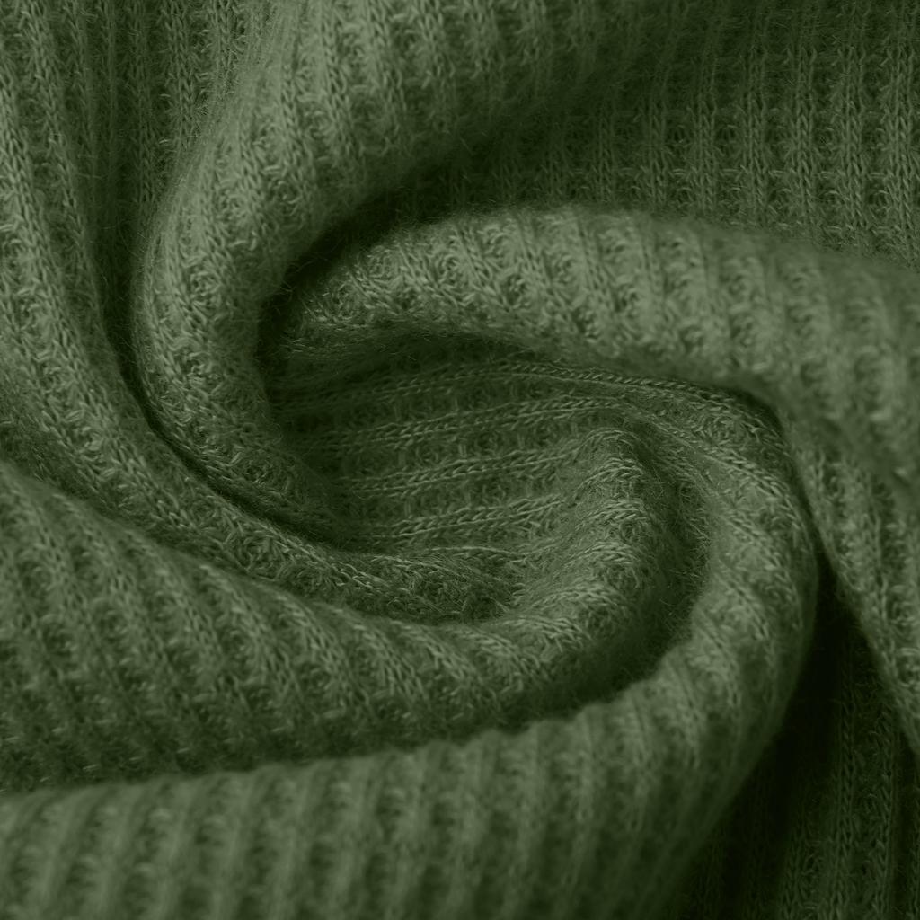 Women's Fashion Long-Sleeve Solid-Color Collared T-Shirt With Button-Up Front And Pocketed Casual Sweatshirt Top