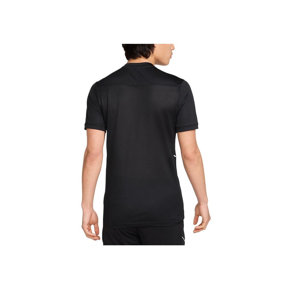 Nike College Soccer Training Slim Fit Crew Neck Short Sleeve Breathable T-Shirt Men Tops Black HJ3792-010