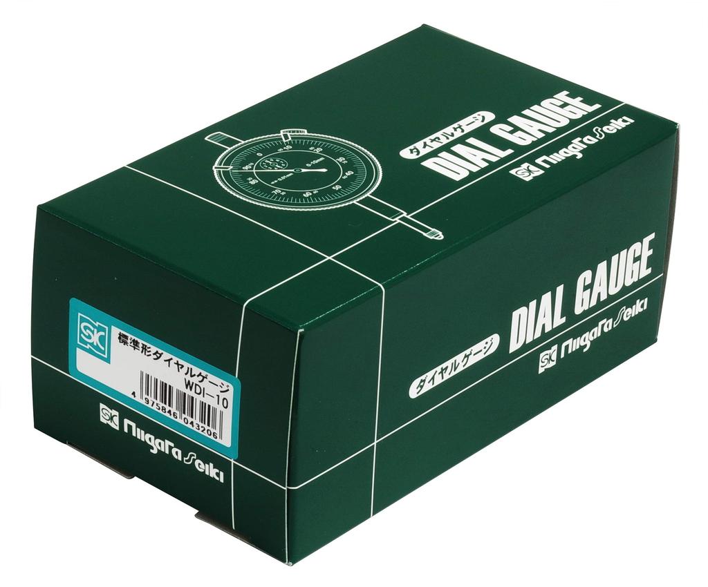 Niigata Seiki SK Dial Gauge, 0-10mm, 0.01mm Graduation, WDI-10