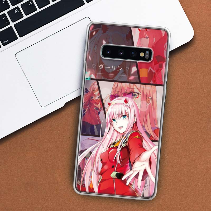 Etui na telefon Zero Two Darling In The FranXX dla Samsunga Galaxy S10 Plus S20 FE S21 S22 Ultra S10E S9 S8 + S6 S7 Edge Lite Shell Co