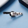 Cartoon Violent Knife-Shaped Metal Badge: Dark Style Pin Fashion Brooch