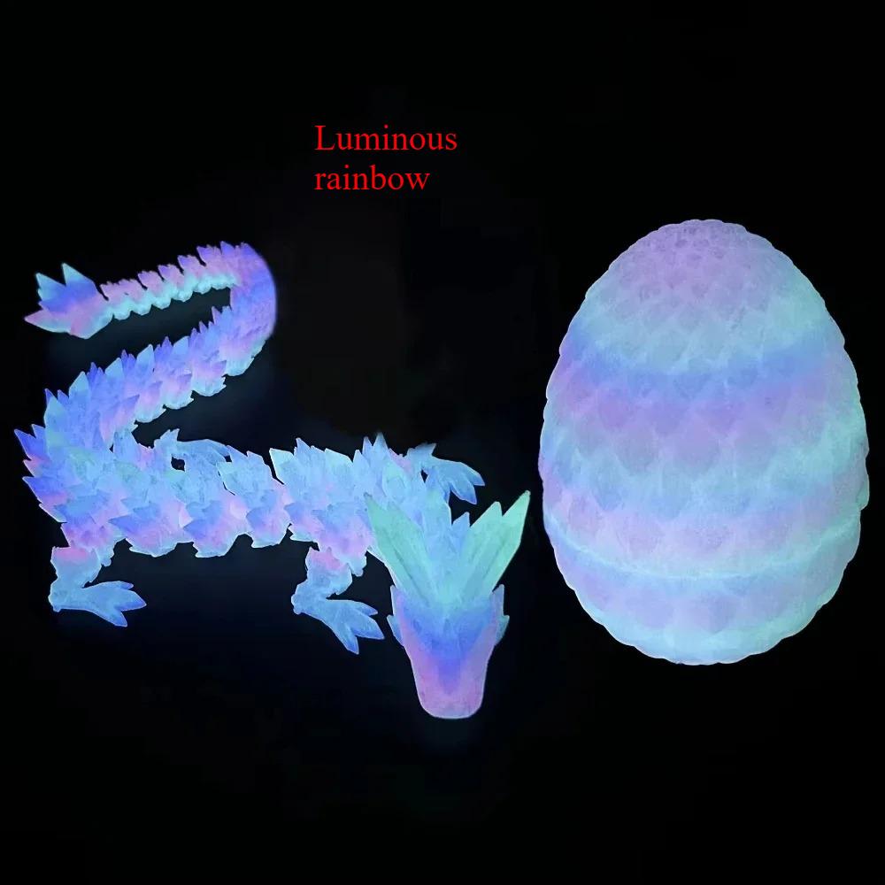 3D Printed Snake Egg and Dragon Egg Toys Fully Articulated Snake Dragon Collection Surprise Simulation Toy Decoration