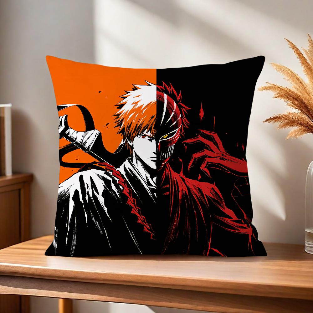 

Гаряче Аніме B-BleachS Зручна м яка Наволочка для Дивана Вітальні Домашнього офісу Декор та Захисні Чохли 45x45CM(18x18in)