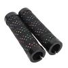 2er Set Fahrradlenkergriff-Set Anti-Rutsch Dual-Locking PU Bequemes Fahrradlenkergriff-Set 22,2 mm Schwarz mit farbiger Basis