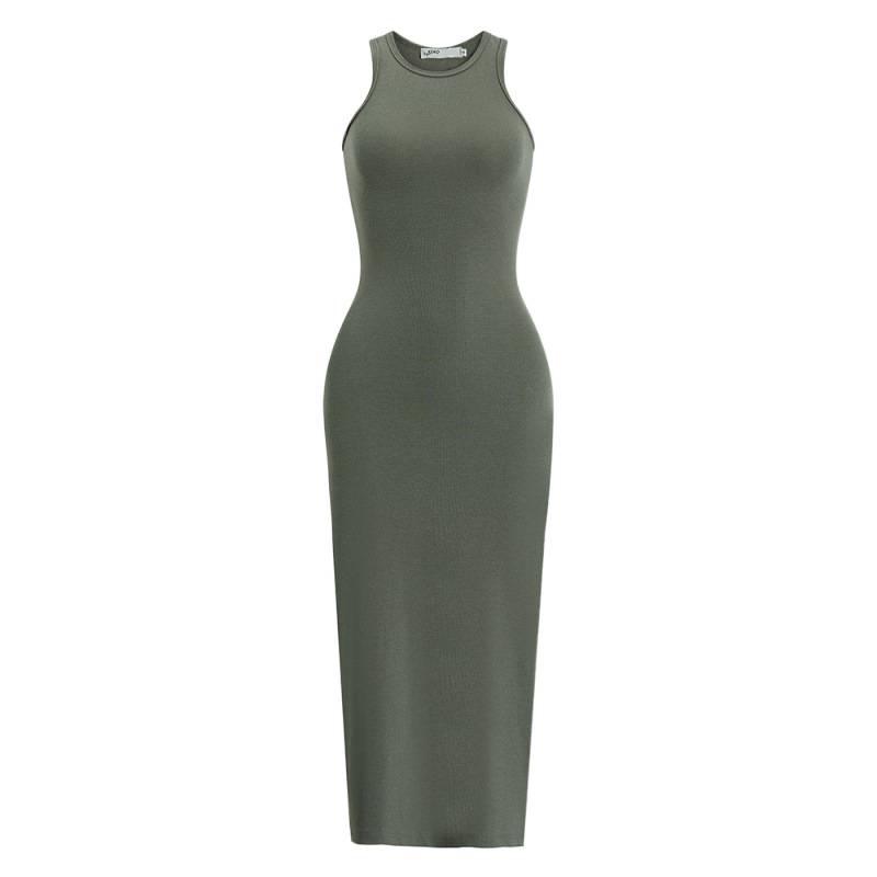 Abito Bodycon Sexy Senza Schiena Primavera/Estate 2026 - Gonna Midiaderente Slim Fit per Donna