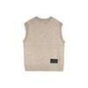 WE11DONE V-Neck Cable Knit Sleeveless Vest Unisex vests Camel WD-KV8-20-090-U-BG