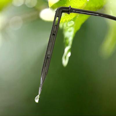 200 pezzi gocciolatore per irrigazione a goccia gocciolante curvo freccia risparmio idrico micro irrigazione a goccia gocciolatore ugelli per irrigazione di fiori da giardino