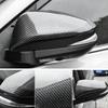 Carbon Fiber Side Rear View Mirror Cover Cap Decor Trim For Toyota Hilux Revo Vigo Fortuner Highlander RAV4 Innova-M53K
