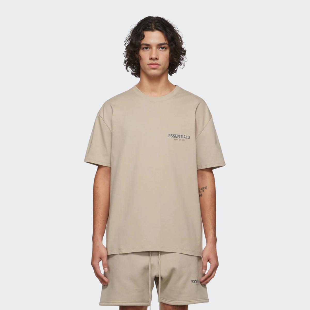 Fear of God Essentials SS21 Спортивные шорты с однотонным шнурком и логотипом Низ унисекс — фото 2