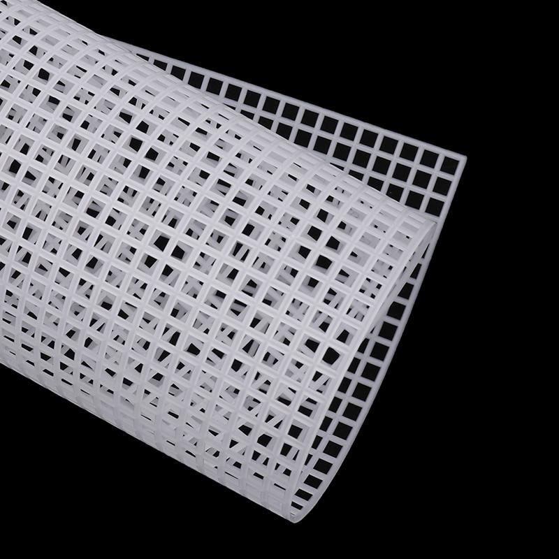 Handcraft Latch Hook Bags Made Plastic Grid Hook Crafts Accessory Plastic Mesh Cloth For Bag Rug Thread Hook Craft Supplies
