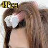 4Pcs Hair Rollers Volumizing Curlers Root Clips Fluffy Instant Bang Heatless Hair Curler No Heat Styling Tool
