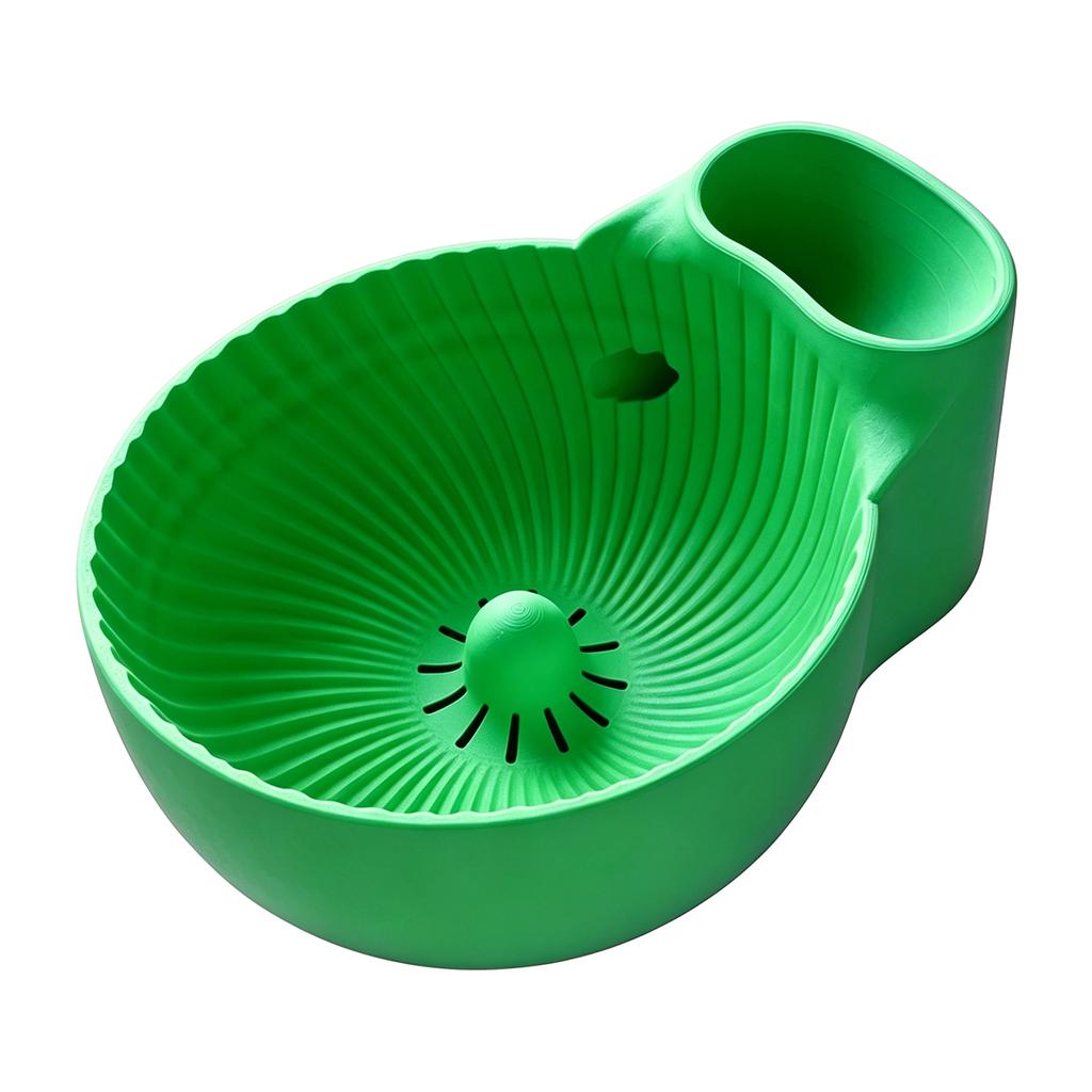 2026 Rotating Berry Washing Bowl with Drainage Holes 360 Degree Spin Colander with Center Cone for Washing Draining and Serving Berries and Vegetables