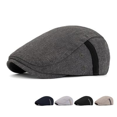 Men's Spring Summer Peaked Cap British Forward Cap Retro Beret Outdoor Sun Hat