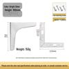 Metal Triangle Sofa, Cabinet & Table Support Legs - Heightening Furniture Legs