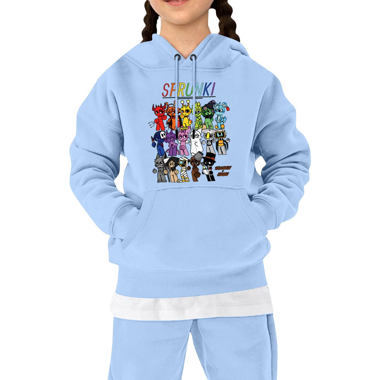 

Детская толстовка, повседневная, свободная, с принтом, с капюшоном 130 небесно-голубой