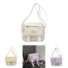Borsa a tracolla carina in stile scolastico per ragazze con materiale in nylon per l'uso quotidiano