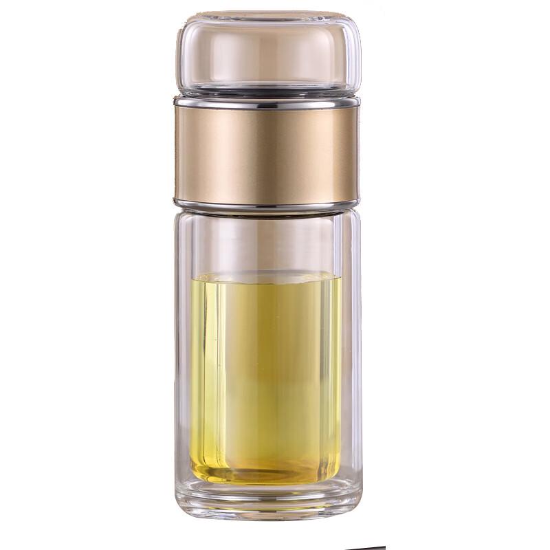 Tri-polar TP3625 Double-Layer Tea Infuser Glass Bottle