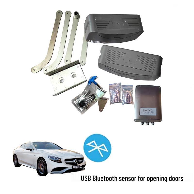 Waterproof Frost-Proof Automatic Swing Arm Gate Opener for Residential Double-Leaf Gates No