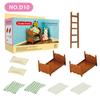 Forest Animal 1/12 Dollhouse Furniture Bedroom Kitchen Bathroom Set Miniature Simulation Dolls Accessories DIY Toys Girls