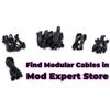 6Pin to 3x SATA Angled HDD SSD Power Cable for Corsair CX430 CX450 CX500 CX550 CX600 CX650 CX750 Type 3 CX Series Modular Powers