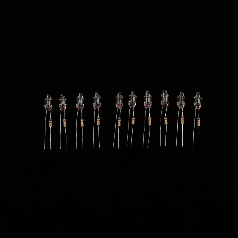 10Pcs Neon Indicator Light Green Red Blue Signs 6Mm Neon Lamp Glow Bulbs
