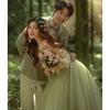 Light Wedding Dress, Couple Dress, Mori Fairy Color Gauze Skirt