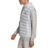 Adidas Originals Essential Made With Nature Vest Logo Stand Collar Zipper Fitted Sleeveless Vest Men Vests White HK7539