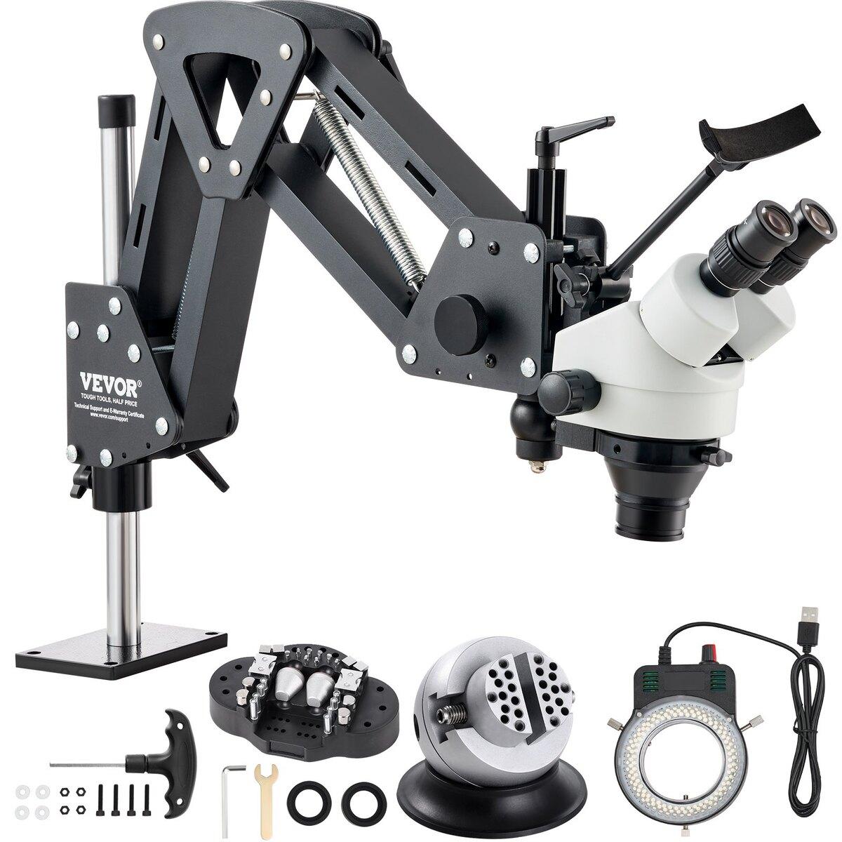 Multi-Directional Microscope Spring Bracket Ball Vise