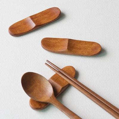 Romwood Rosewood Wooden Spoon Rest Round