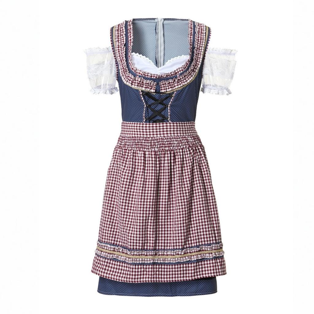 Dress For Women Women's Dress Beer Dress Checkered Dress German Beer Festival Dress