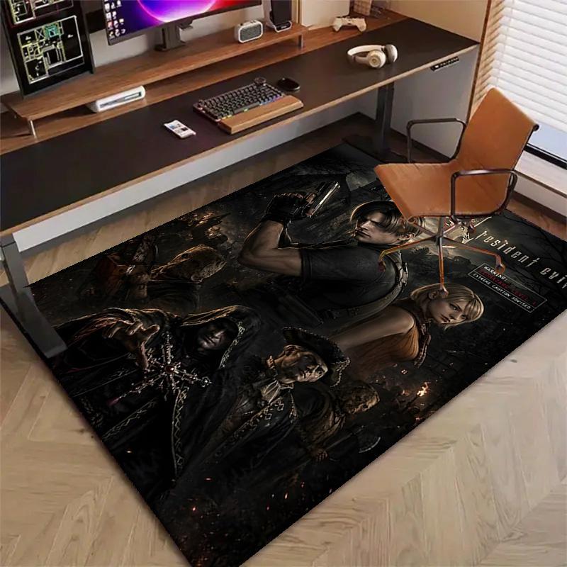 Resident Evil Printed Area Rug Carpet for Bedroom Living Room Home Decor Rugs Mat Non Slip Mat Rug for Bedside