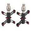 WAKE Bike 3 Bearing Quick Release Pedal CNC Aluminum Alloy Mountain Bicycle Black Pedal