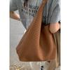 Retro Large-capacity Underarm Commuter Bag Women's 2025 New Simple Tote Bag Fashionable Shoulder Bag One Piece Hair