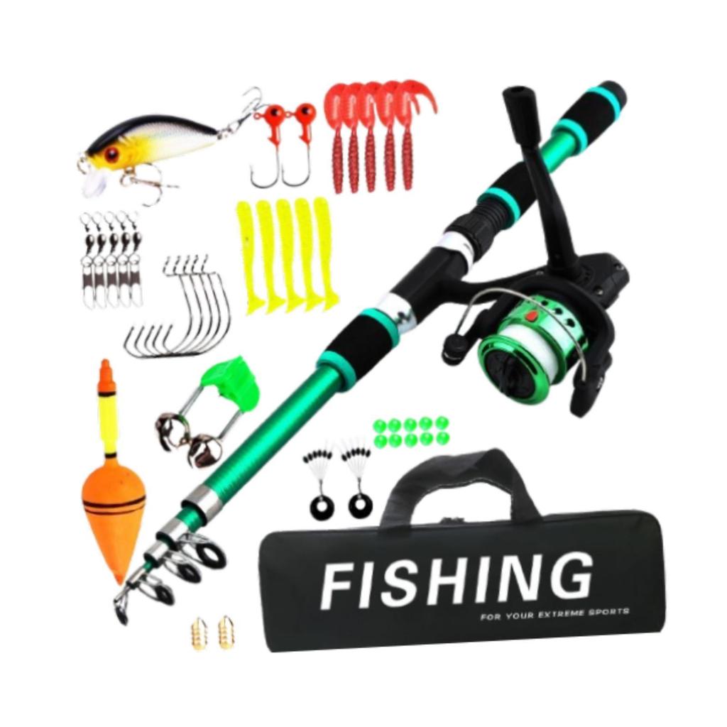 Children's Fishing Kit with Telescopic Rod and Reel for Outdoor Adventures