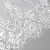 (3meters) 28cm Width Fashion High Quality Handmade DIY Black White Eyelash Lace Trimming Fabric