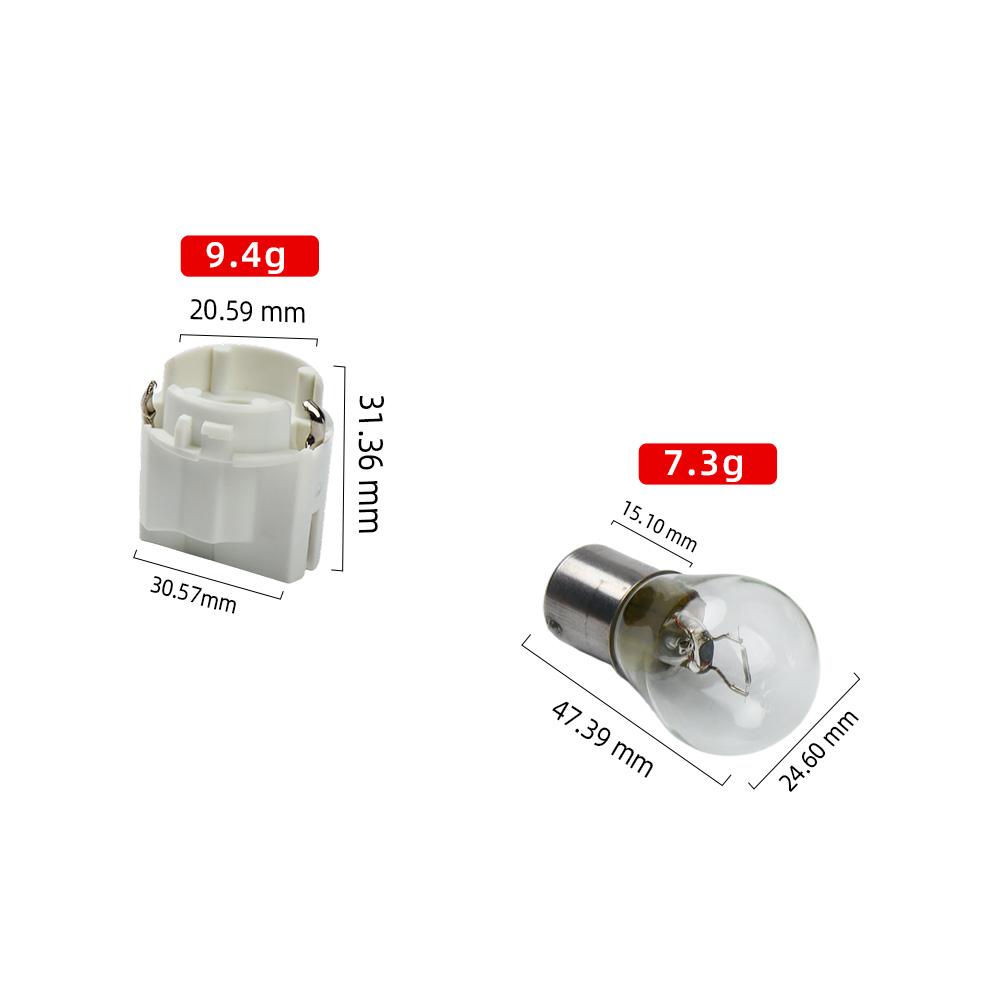 Car Rear Brake Light Bulb Holder Socket With P21W Bulb For BMW E32 E38 E61 E71 E72 525i 530i 735i 750iL X6 Tail Light Holder