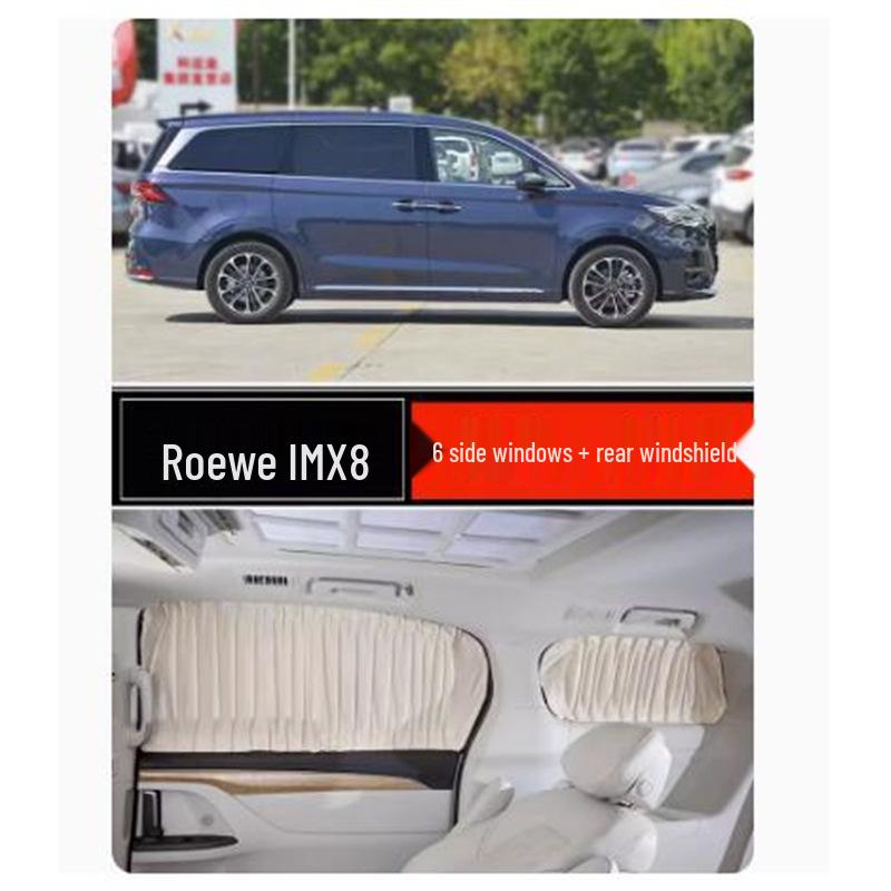 Luxury Suede Blackout Side Curtains for GAC Trumpchi E9 Car